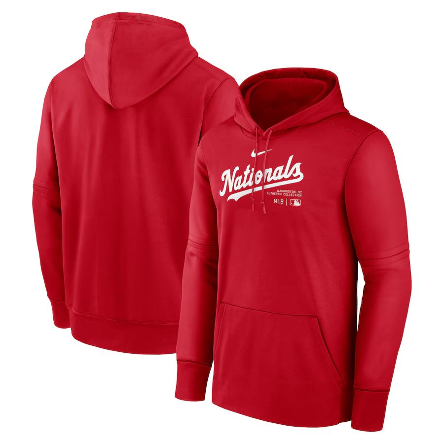 Men 2025 MLB Washington Nationals Red Nike hoodie style 2->st.louis cardinals->MLB Jersey